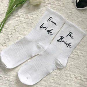 Team Bride or The Bride Socks